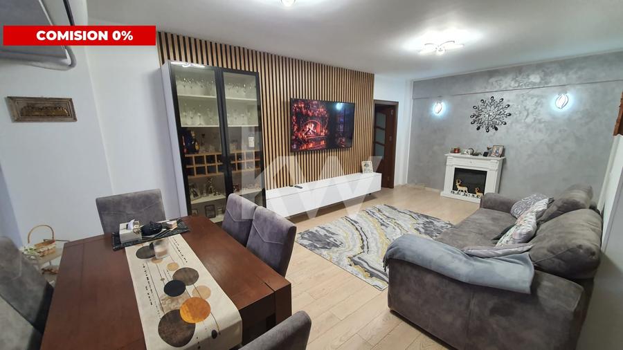 Apartament cu 3 camere semidecomandat, mobilat în Valea Lupului