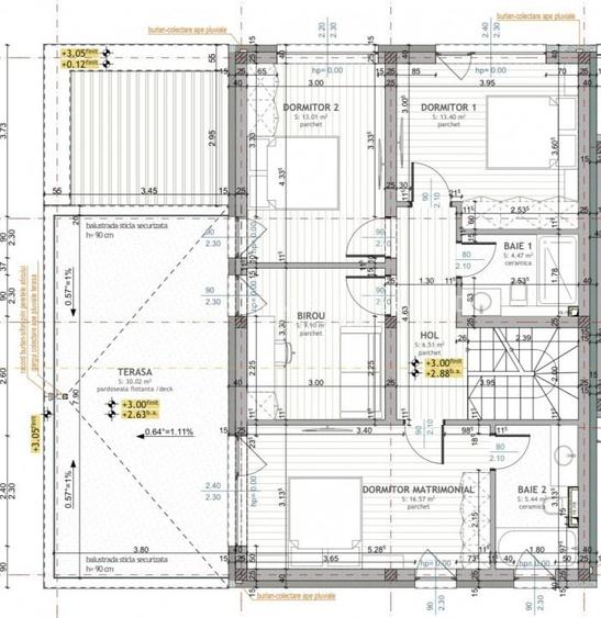 Duplex cu 5 camere cu Canalizare în Feleacu