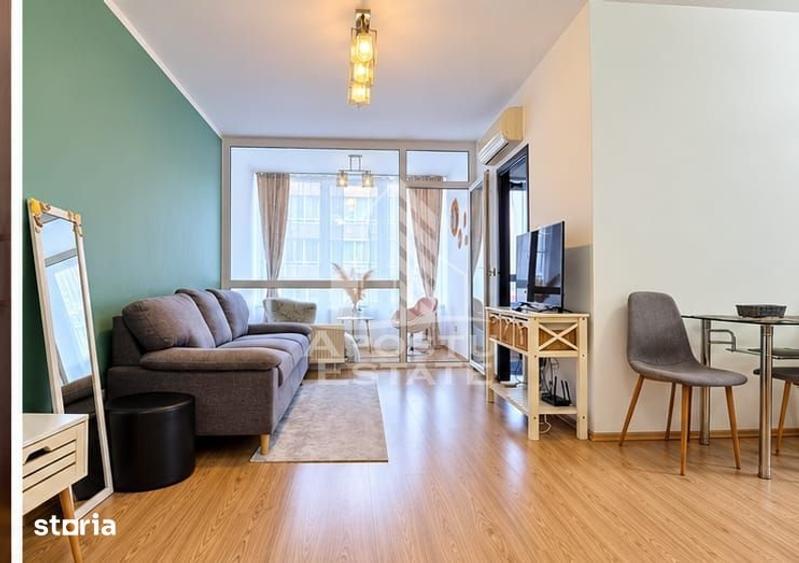 Apartament cu 2 camere, mobilat în UTA