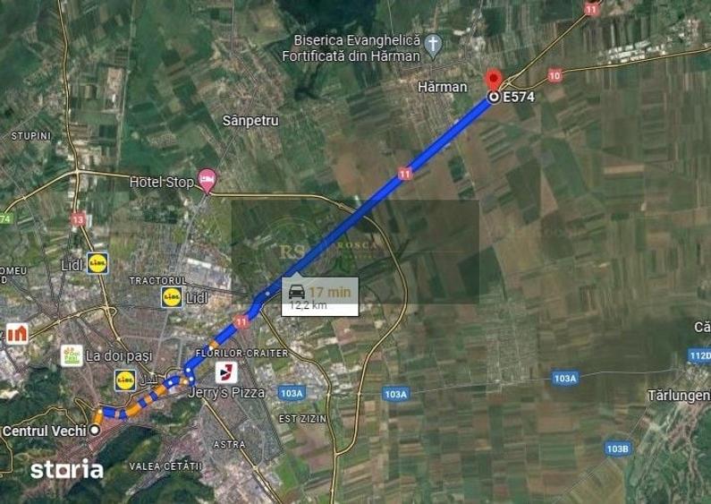 Teren de 15600 mp, în Hărman