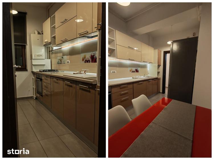 Apartament cu 3 camere decomandat, mobilat în Central