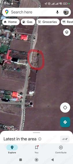 Teren de 800 mp, în Odaia Manolache