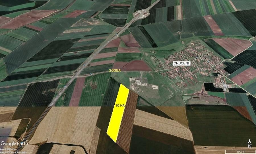 Teren de 100000 mp, în Șagu