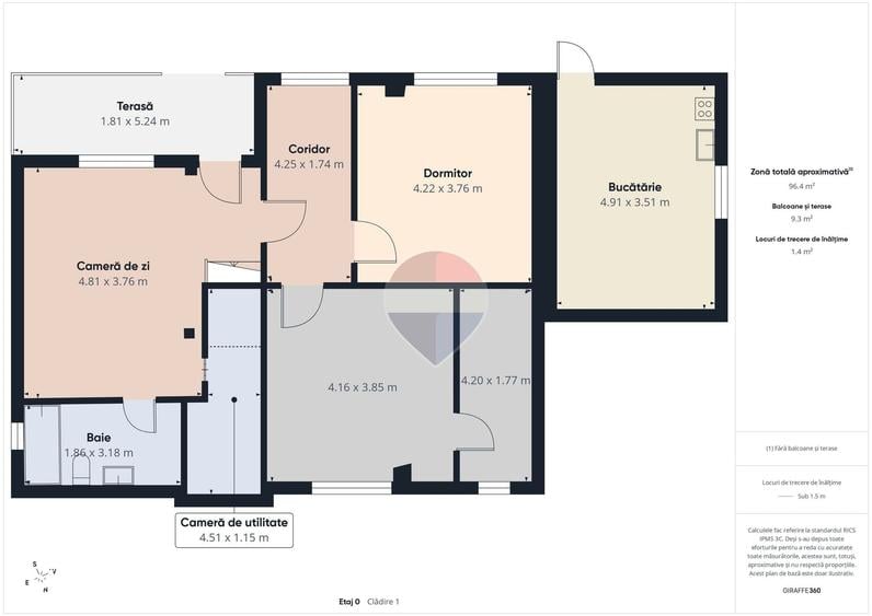Casă cu 6 camere cu Teren 2208.64 Mp în Central