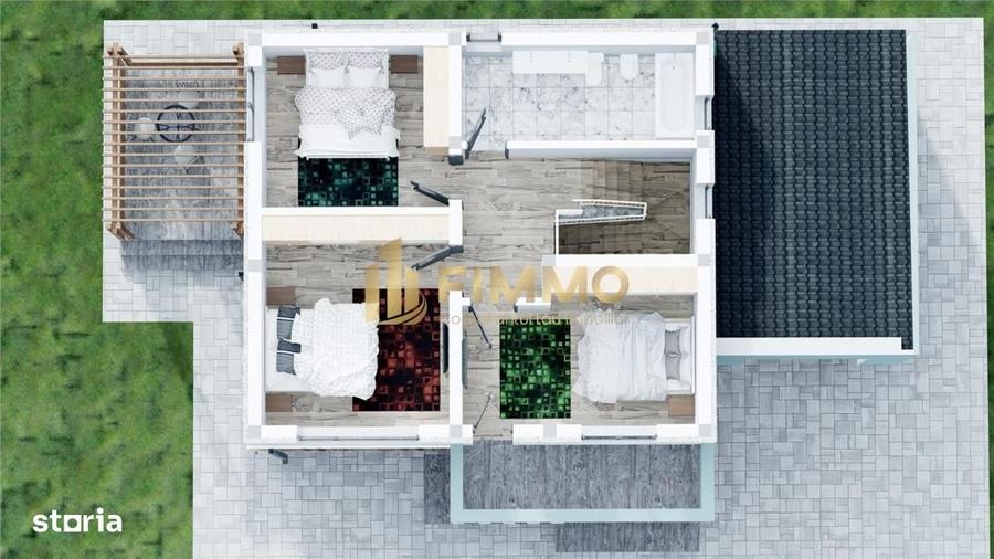 Casă cu 4 camere în Bulai