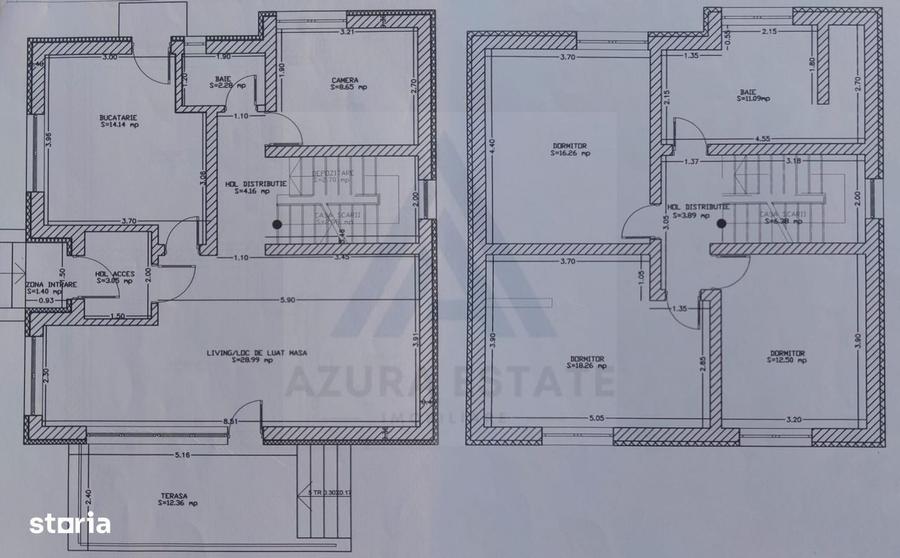 Casă cu 4 camere cu Teren 372 Mp în Daia