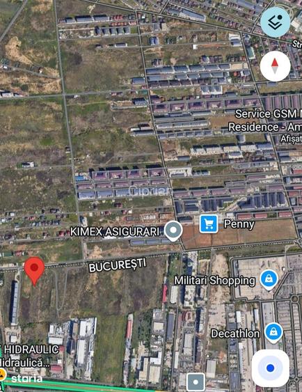 Teren de vanzare 5000 mp Chiajna - Bucuresti - Militari Residence