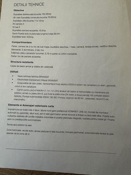 Casă cu 4 camere în Petrești