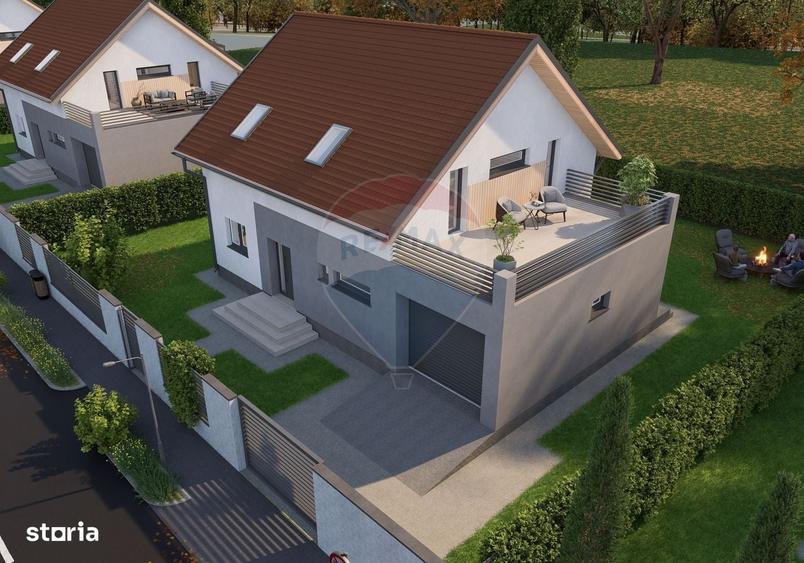 Casă cu 4 camere cu Teren 580 Mp în Stupinii Prejmerului
