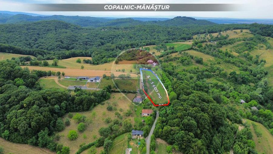 Teren de 5600 mp, în Copalnic