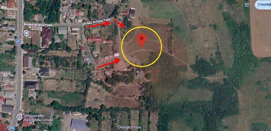 Teren Construcții intravilan de 15773 mp, în Podu Turcului