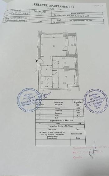 Apartament cu 2 camere decomandat în Central