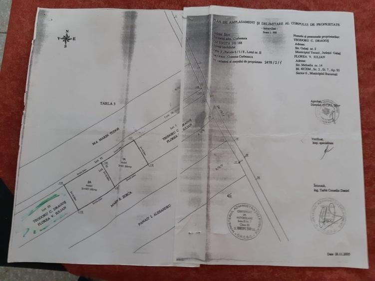 Teren Construcții intravilan de 980 mp, în Corbeanca