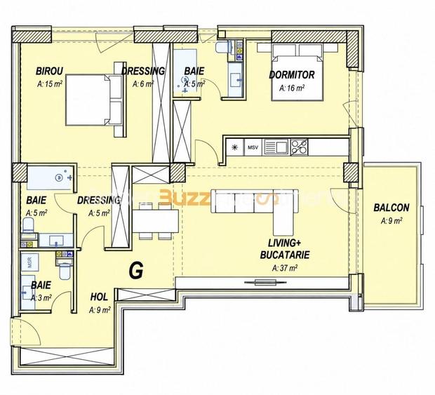 Apartament cu 3 camere decomandat, mobilat în Iancu Nicolae