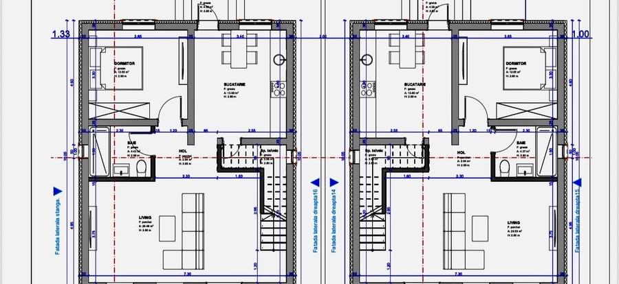 Duplex cu 4 camere cu Teren 370 Mp în Sânandrei