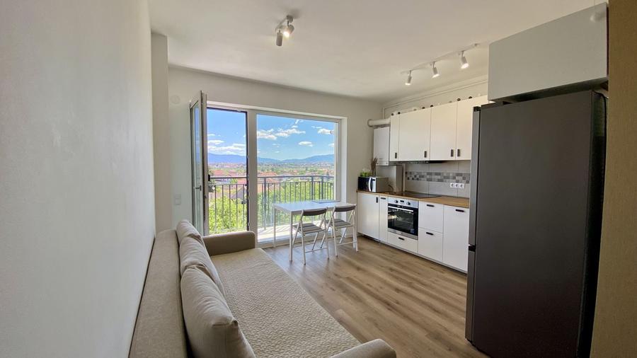 Apartament cu 2 camere semidecomandat, mobilat în Turnișor
