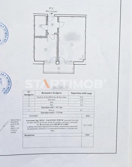 Apartament cu 2 camere decomandat în Tractorul
