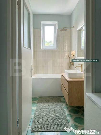 Apartament cu 3 camere semidecomandat în Central