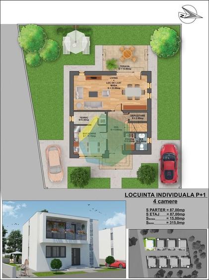 Casă individuală cu 5 camere cu Canalizare în Exterior Nord