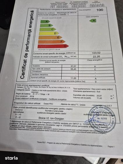 Garsonieră decomandată, mobilată în Chiajna