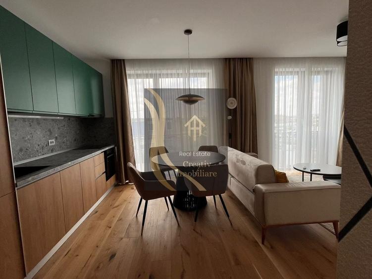 Apartament cu 2 camere, mobilat în Tunari