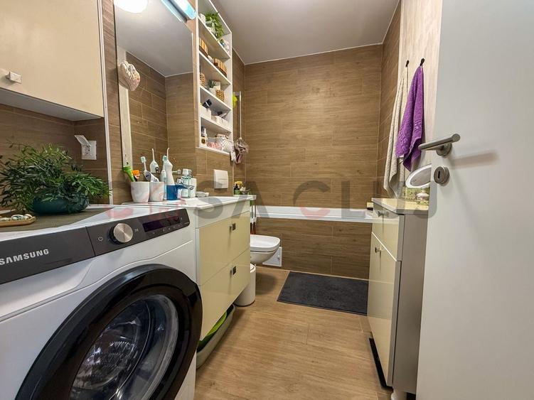 Apartament cu 2 camere semidecomandat, mobilat în Chinteni