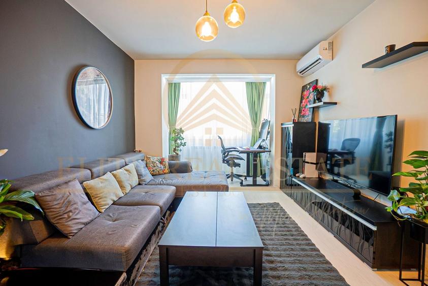 Apartament cu 2 camere semidecomandat, mobilat în Dacia