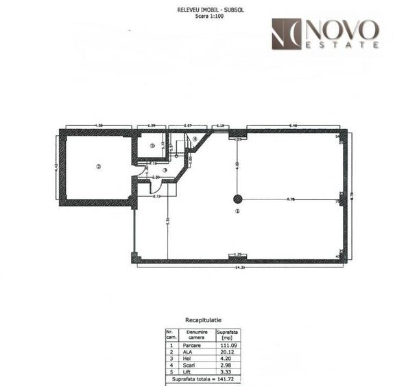 Spațiu comercial, de 945 mp, în Calea Plevnei