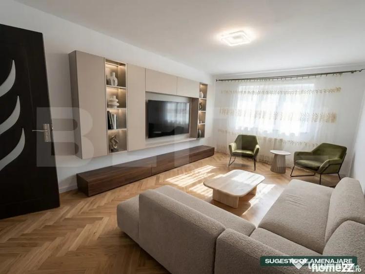 Apartament cu 3 camere decomandat în Micro 11