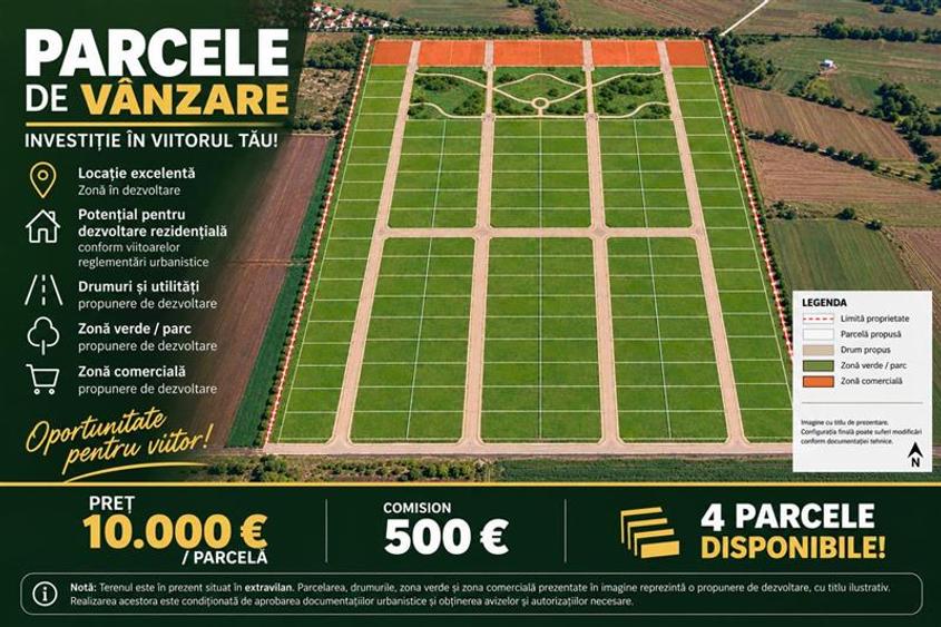 Teren extravilan de 500 mp, în Bod