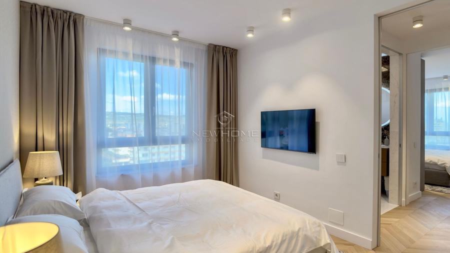 Apartament cu 2 camere semidecomandat, mobilat în Între Lacuri