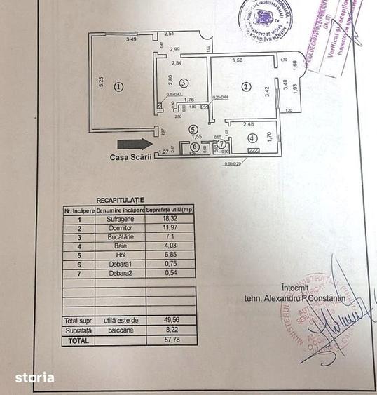 Apartament cu 2 camere decomandat în Siderurgiștilor