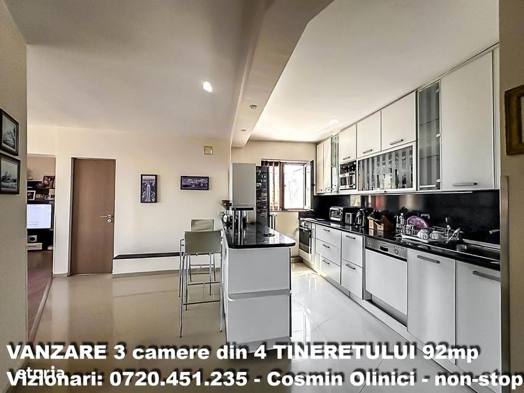 3 camere 92 mp - Living 30 mp - 2 bai - Renovare premium - Panorama - 14