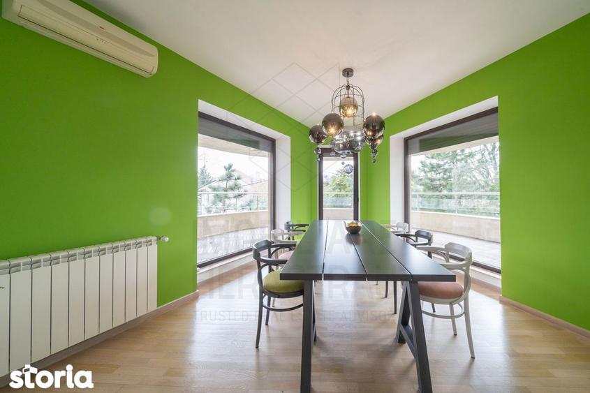 Apartament cu 6 camere, mobilat în Herăstrău