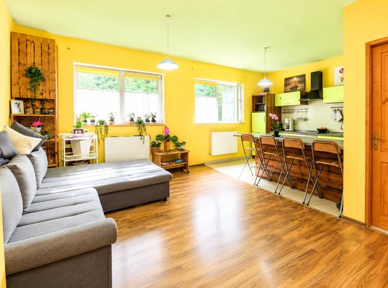 Apartament cu 3 camere semidecomandat, mobilat în Florești