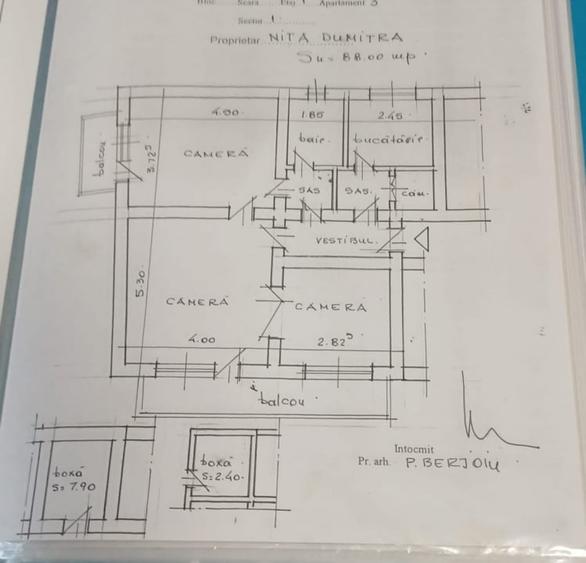 Apartament cu 3 camere decomandat, mobilat în Primăverii
