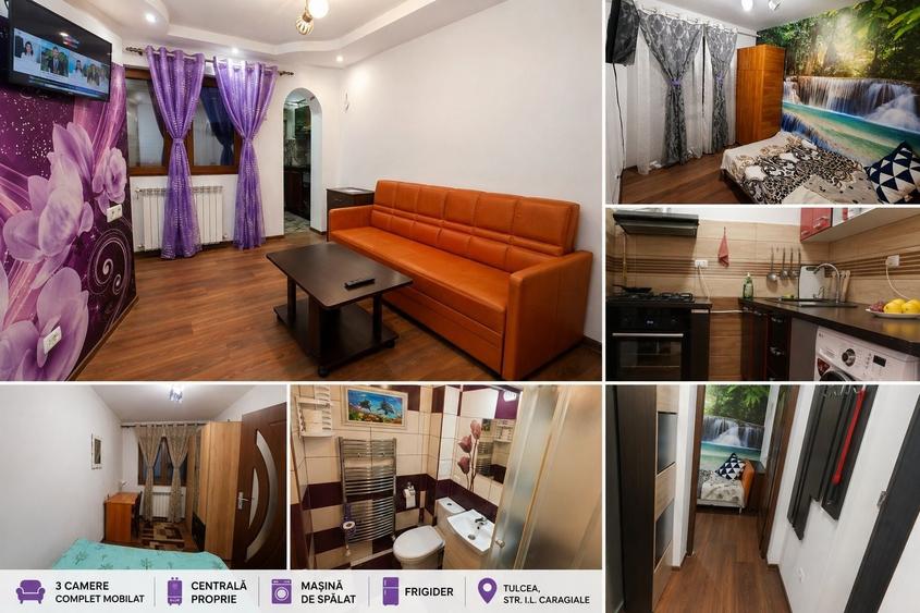Apartament cu 3 camere semidecomandat în Big