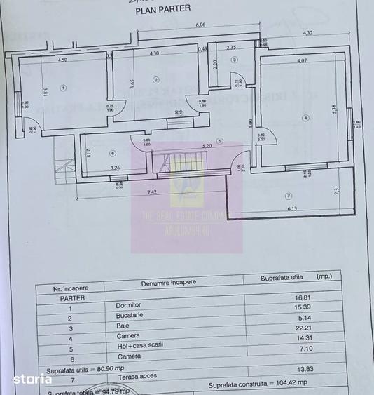 Casă cu 6 camere cu Teren 150 Mp în Central