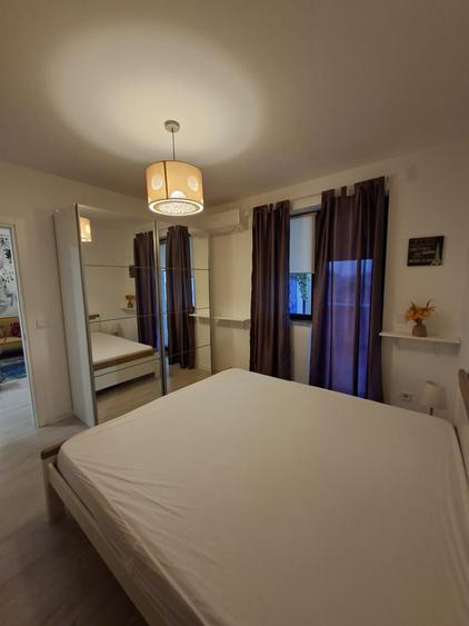 Apartament cu 2 camere semidecomandat, mobilat în Pipera