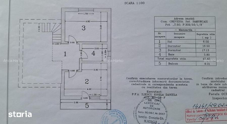 Casă cu 4 camere cu Teren 500 Mp în Crevedia