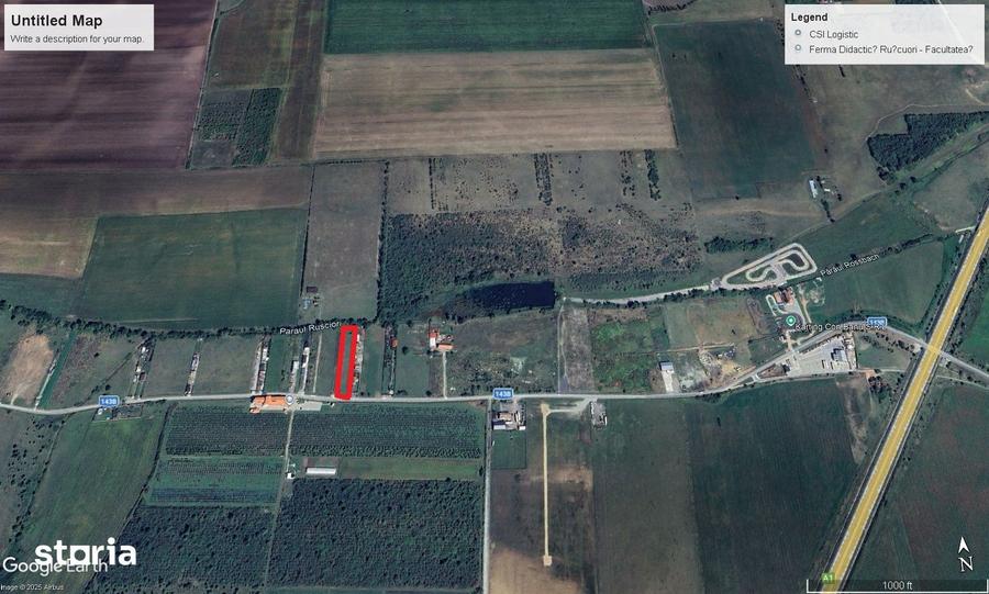 Teren de 3700 mp, în Șura Mică