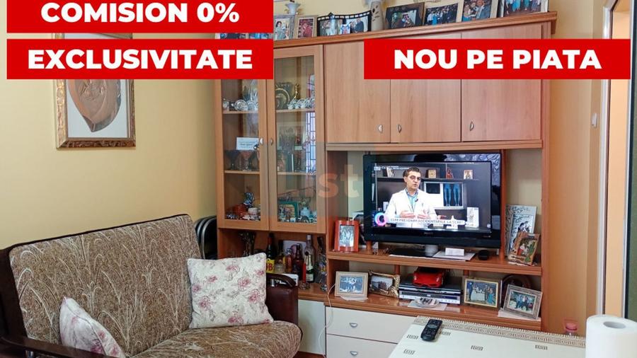 Apartament cu 3 camere semidecomandat, mobilat în Micro 40