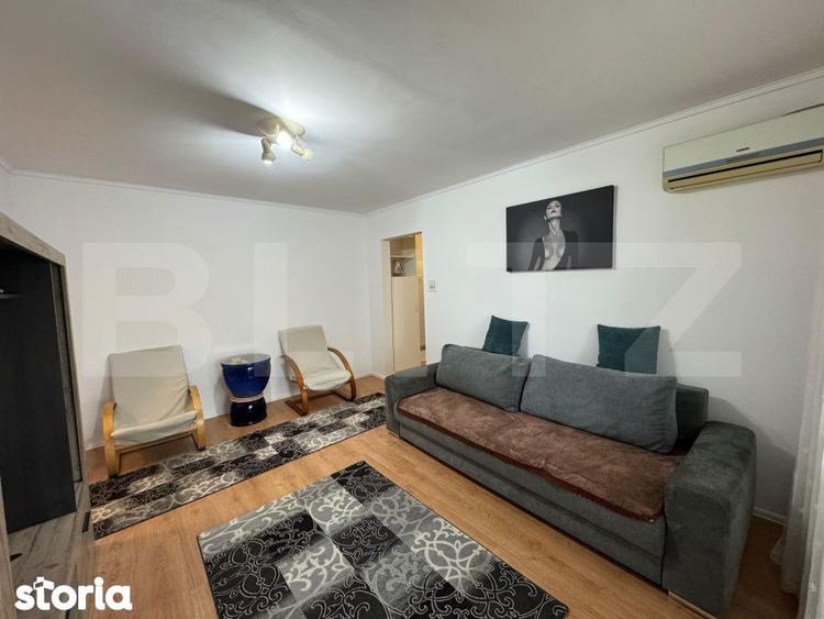 Apartament cu 2 camere semidecomandat în Nord