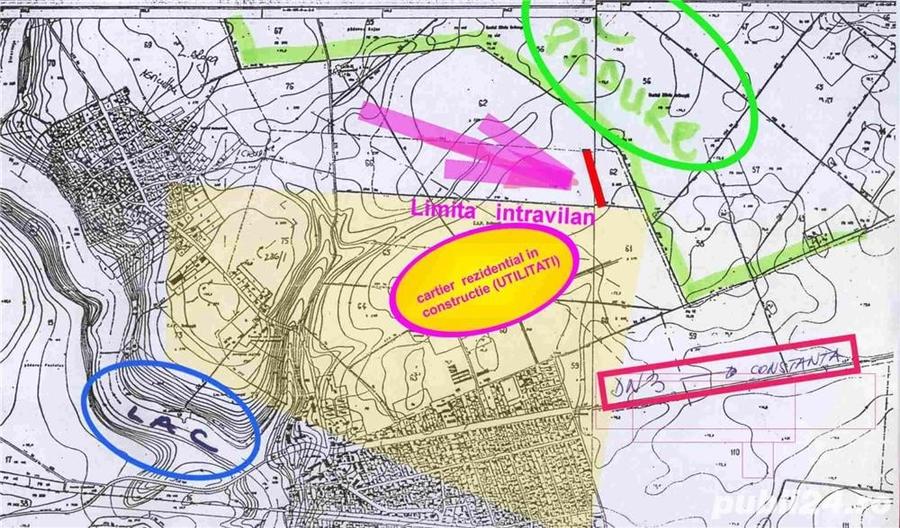 BRANESTI, spatele Politiei, 7000mp, 29m deschidere la intravilan - 7