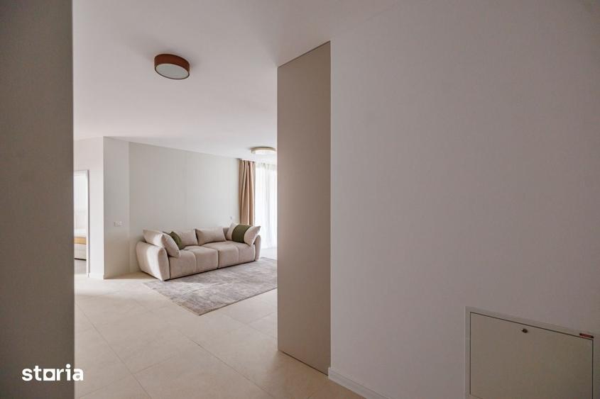 Apartament 2 camere, mobilat si utilat, terasa 12,8 mp | Comision 0 - 18