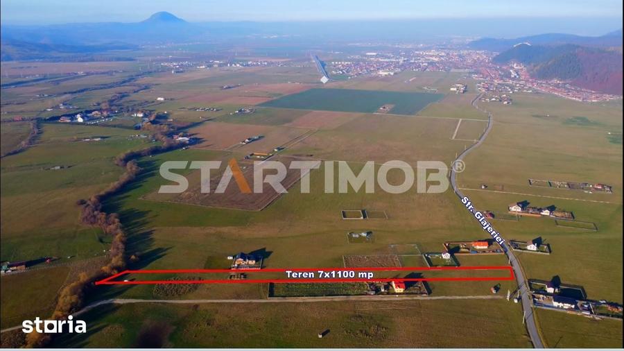 Teren de 1100 mp, în Glăjărie