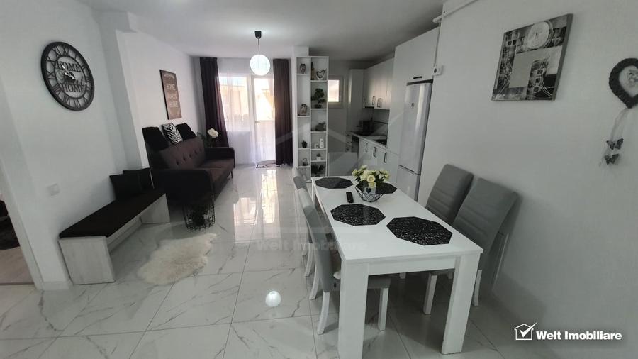 Apartament cu 3 camere semidecomandat, mobilat în Florești
