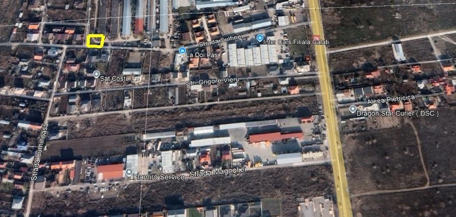 Teren Construcții intravilan de 500 mp, în Nord