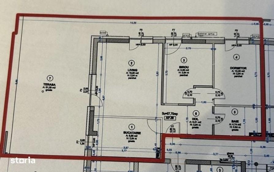 Apartament tip penthouse | 3 camere | Turnisor | 2 locuri de parcare - 2