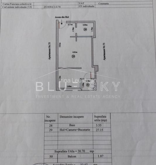 Studio modern în Tomis Nord – Campus Universitar-bloc 2020